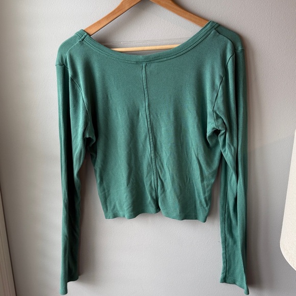 Universal Thread Cropped Ribbed Long Sleeves - Picture 8 of 8